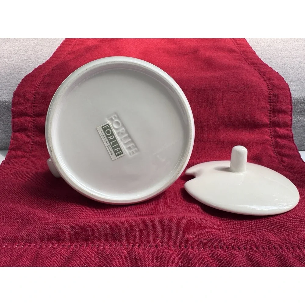 FORLIFE Teabag Rest Teapot 12 oz White Silicone String Holder Dripless Spout Tea